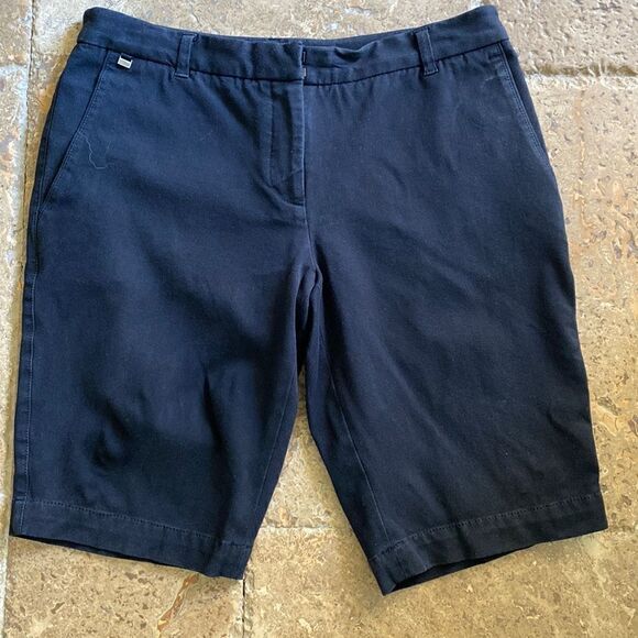 White House black market black Bermuda shorts size 4 - Picture 1 of 5